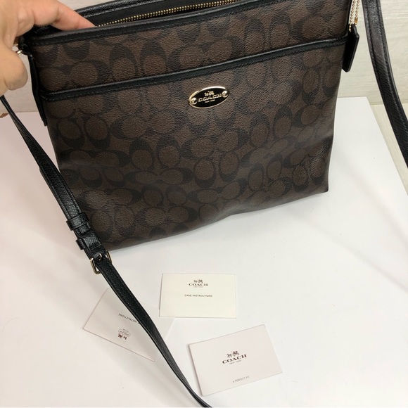 COACH Rowan File Bag In Signature Canvas - Picture 6 of 10